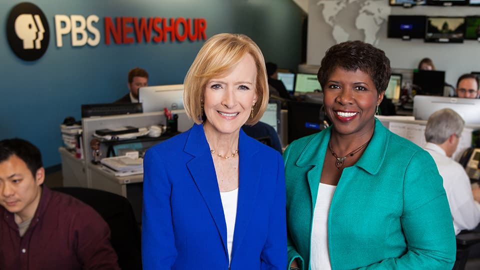 Judy Woodruff and the late Gwen Ifill of the PBS NewsHour