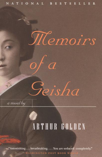 Book cover for "Memoirs of a Geisha"