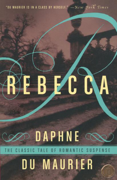 Book cover for "Rebecca"