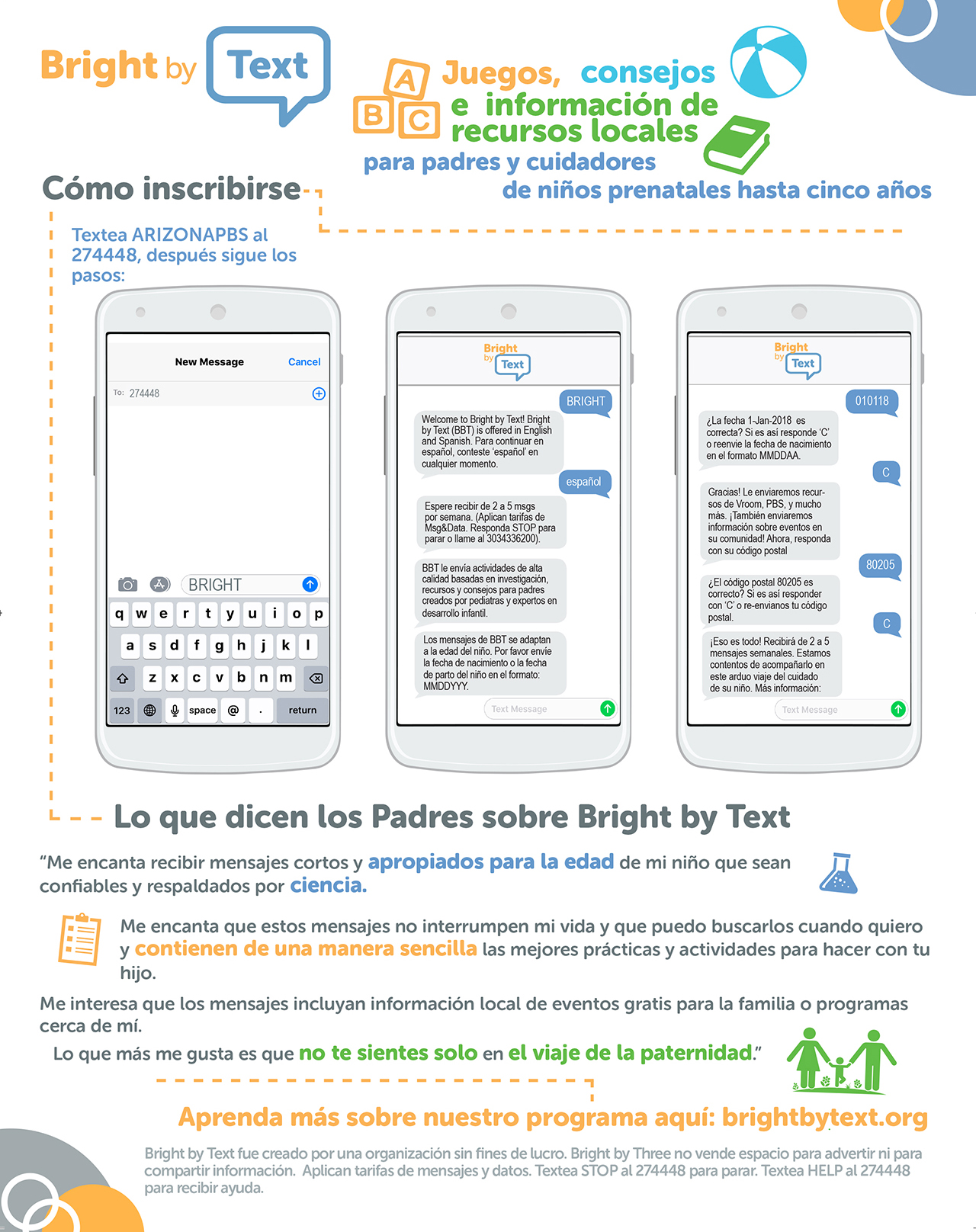 Bright by Text - Spanish