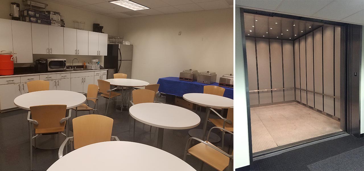 Arizona PBS servery and freight elevator