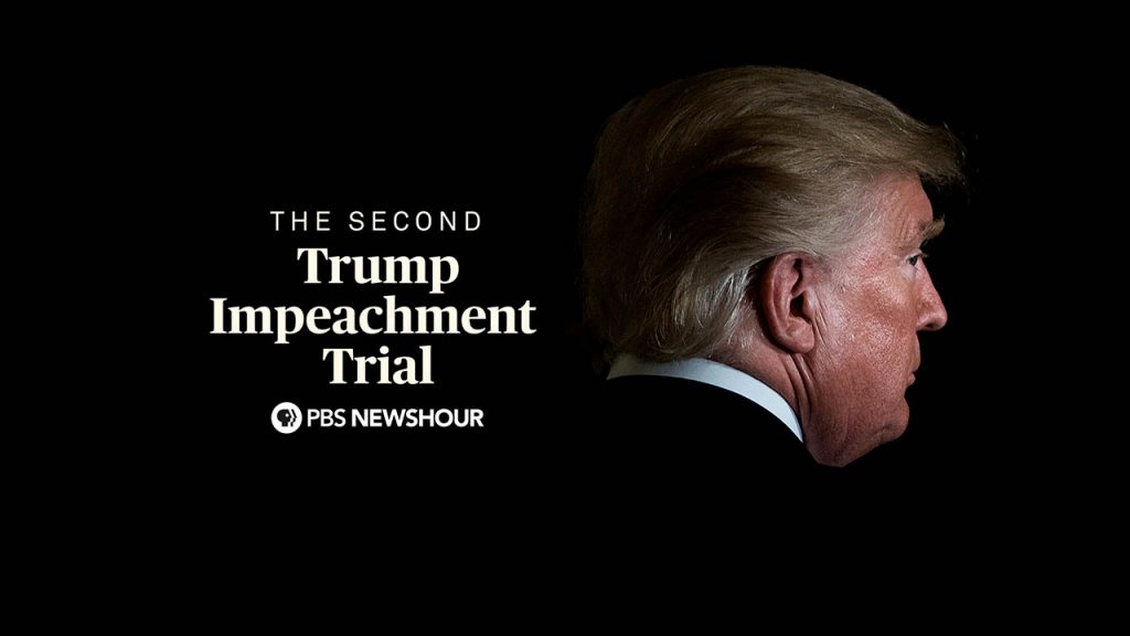 PBS News Hour for the second Trump impeachment