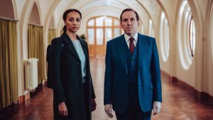 Detective Sergeant Lisa Donckers and Professor T