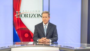 Ted Simons sits at the Arizona Horizon anchor desk.