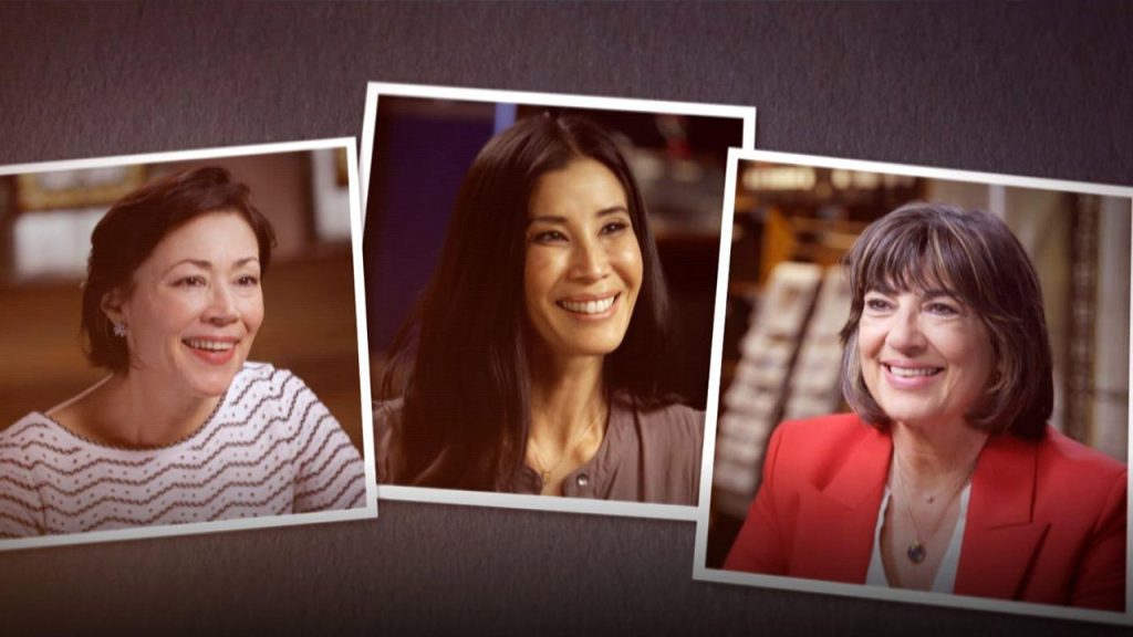 journalists Christiane Amanpour, Ann Curry and Lisa Ling