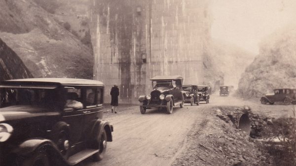 Ruins following the collapse of the St. Francis Dam.