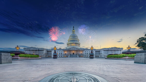 Fireworks Over Capitol.