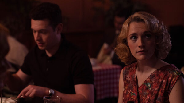 Tom Brittney as Will Davenport and Charlotte Ritchie as Bonnie Evans