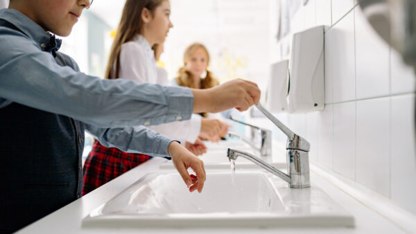 Students Handwashing and Practicing Good Hygiene