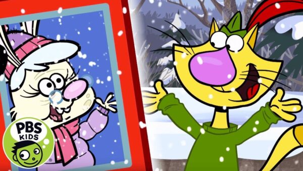 Granny Bunny's Winter Surprise with Nature Cat