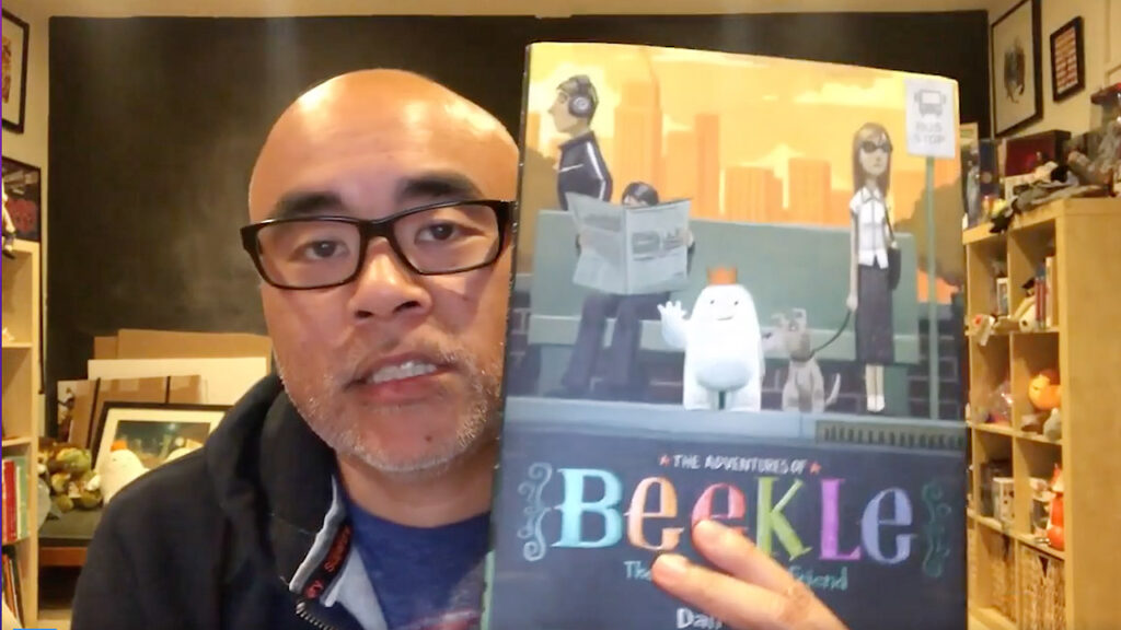Dan Santat reads his children's book, Adventures of Beekle: The Unimaginary Friend