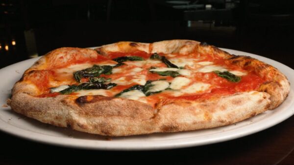 Wood-fired pizza and Italian cuisine