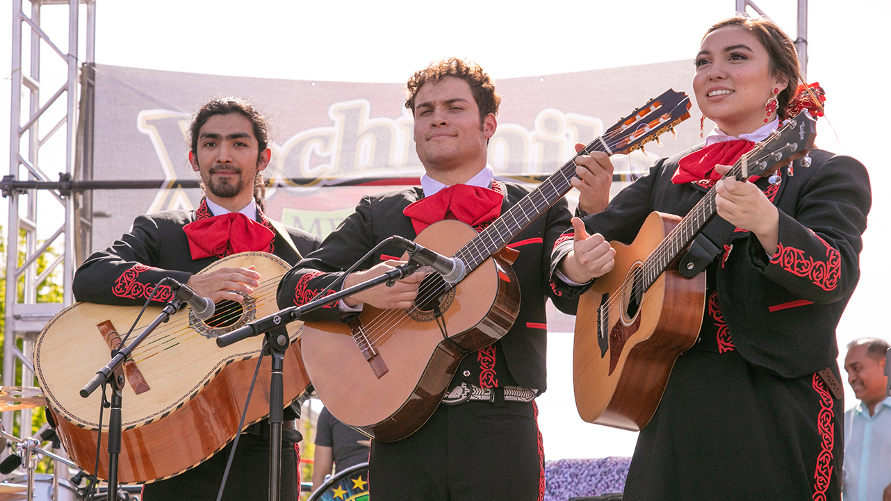 3 Mariachi guitar players
