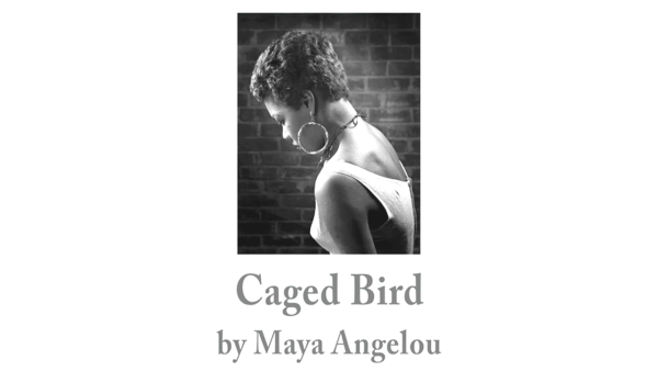 screenshot of caged bird by maya angelou