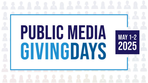 Logo for Public Media Giving Days May 1-2 2025