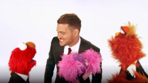 Michael Buble hangs out on Sesame Street to sing about how to believe in yourself