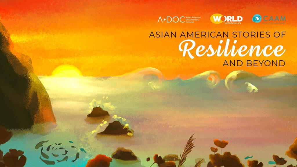 Picture of a sunset over the ocean from Asian American Stories of Resilience and Beyond
