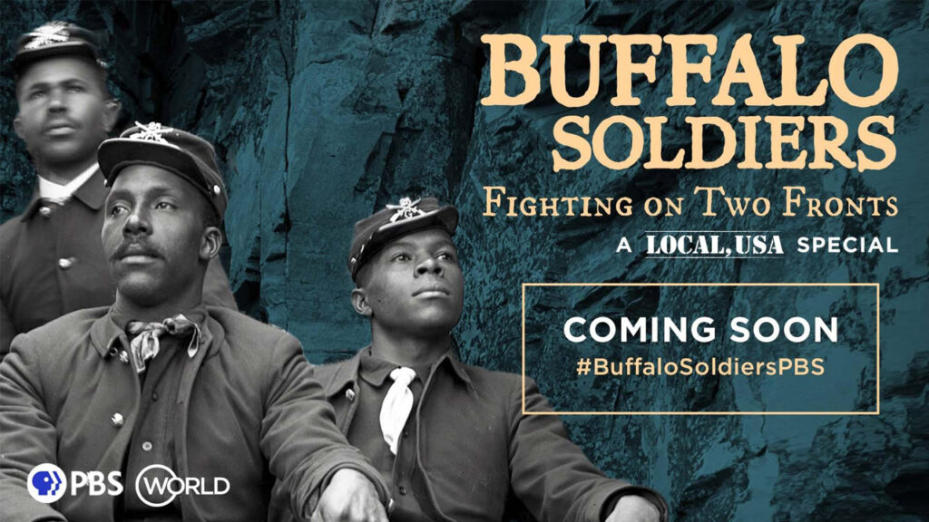 Buffalo Soldiers in their military uniforms