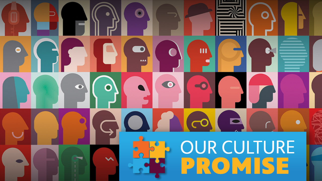 An image of many different types of people representing Arizona PBS' Culture Promise