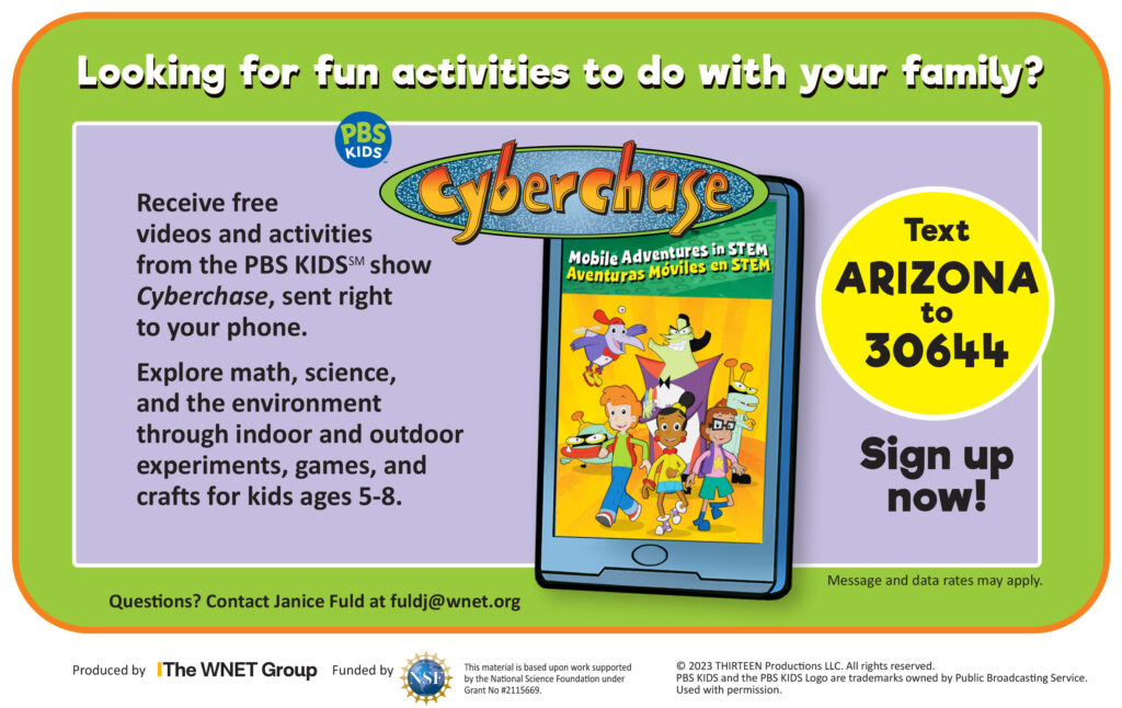 Sign Up for Cyberchase: Mobile Adventures in STEM! — Mountain Lake PBS