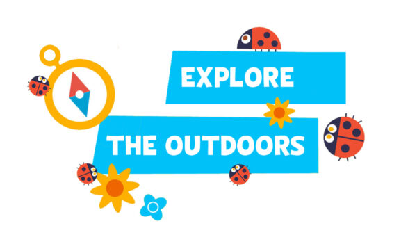 AZPBS Kids graphic encouraging the young and old to get outdoors and explore