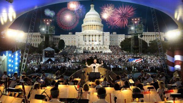 A photo of our nation's capital from the program, A Capitol Fourth