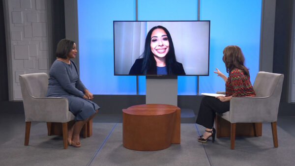 Dr. Alyx Porter and medical student Abigail Solorio speak with host Christina Estes.