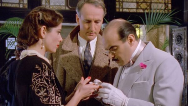 In Agatha Christie's Poirot, the detective examines a diamond called the Western Star