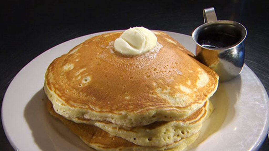 Pancakes from Matt's Big Breakfast.