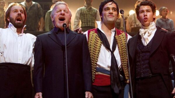 four stars from Les Misérables 25th Anniversary Concert