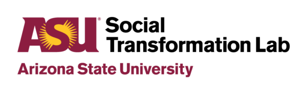 Logo for the Social Transformation Lab at ASU