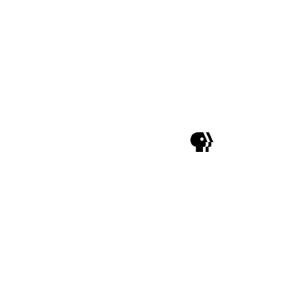 Arizona PBS logo in white on a transparent background