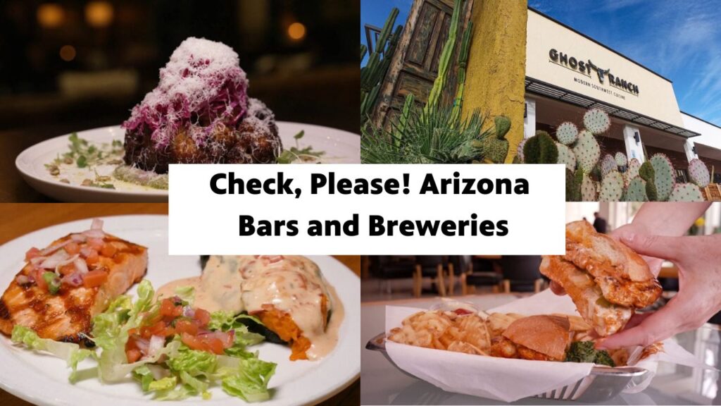 A graphic reading: Check, Please! Arizona bars and breweries