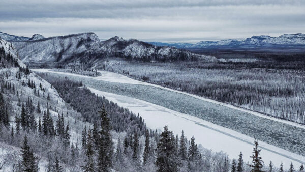 The Yukon River, North America's legendary frozen river