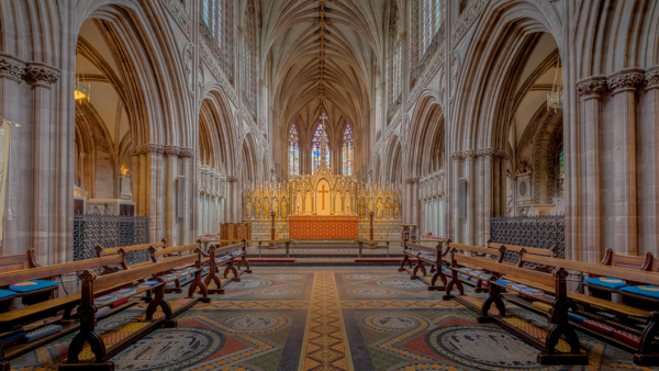 choir view of Lichfield Cathedral