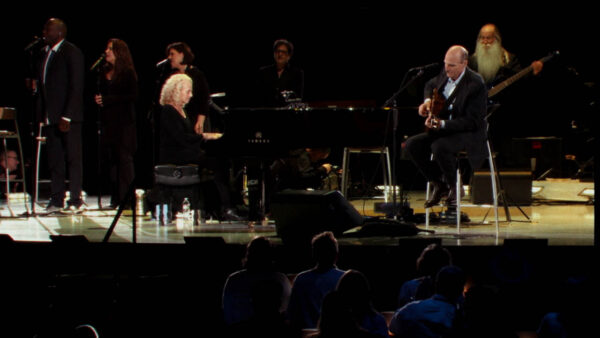 Two artists perform on stage for Carole King and James Taylor: Call Out My Name