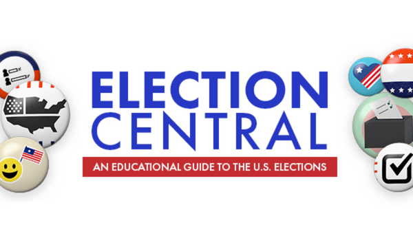 Election Central graphic for AZ LearningMedia lesson portal for educators