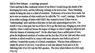 A marriage propasal