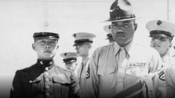 American soldiers standing for a picture