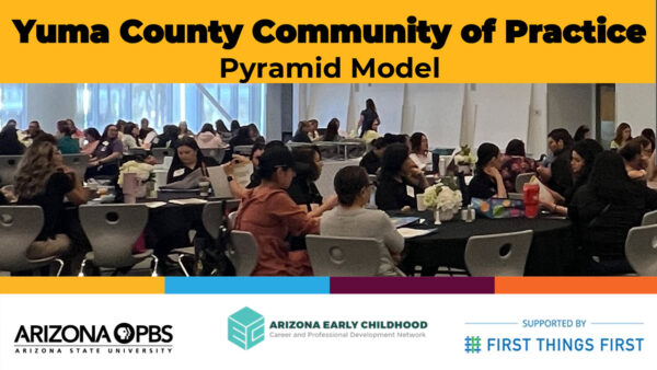 A graphic for the Yuma County Community of Practice Pyramid Model