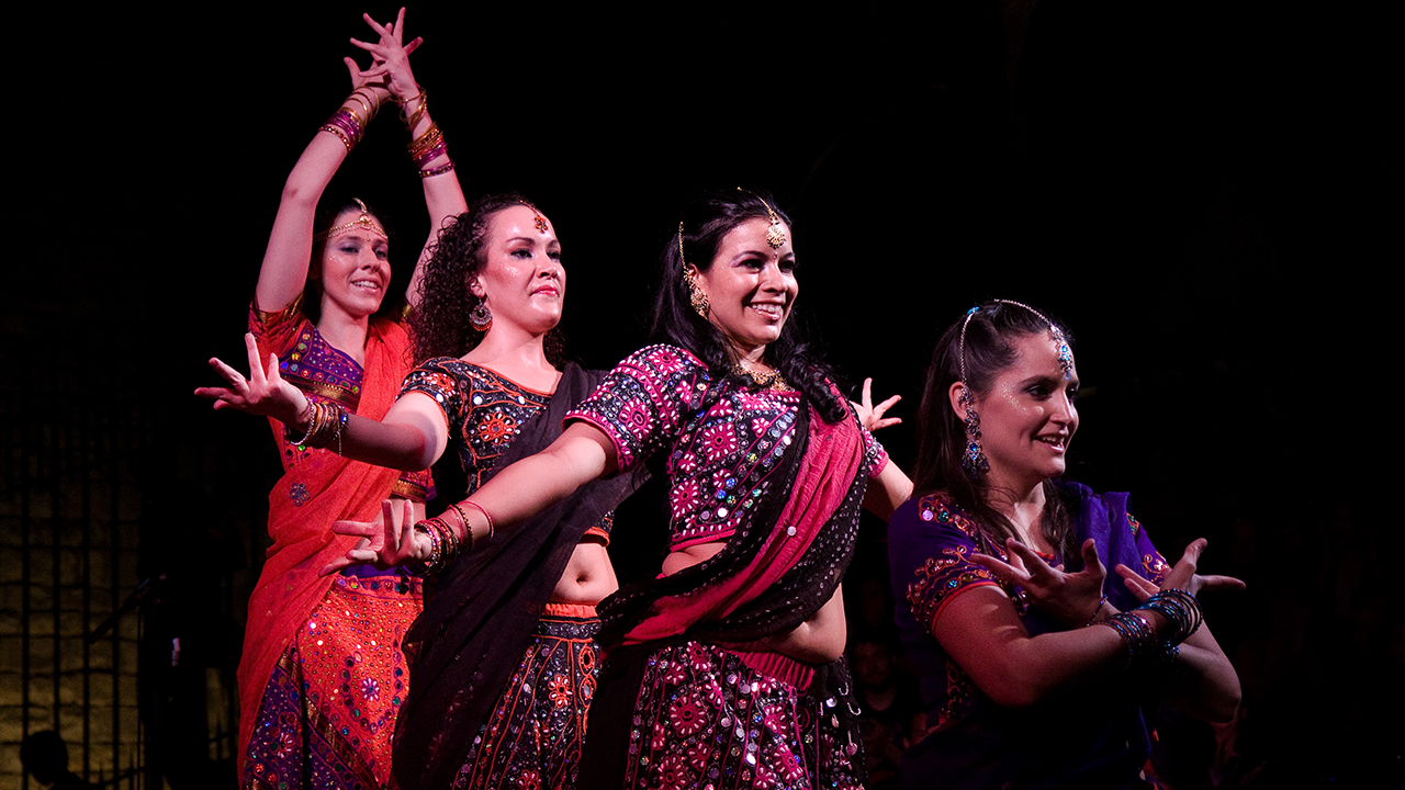 Woman dance during World Bollywood Day