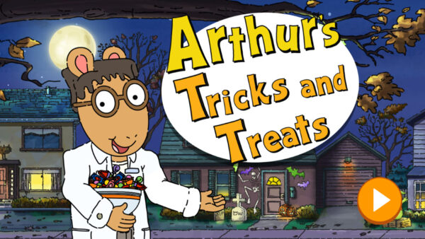 A graphic reading: Arthur's tricks & treats