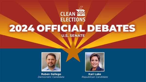 Ruben Gallego and Kari Lake