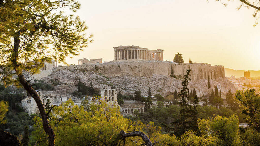 The Acropolis in Athens, Greece