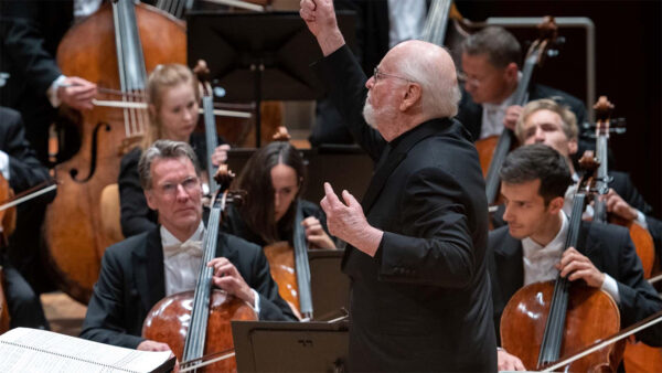 John Williams and orchestra