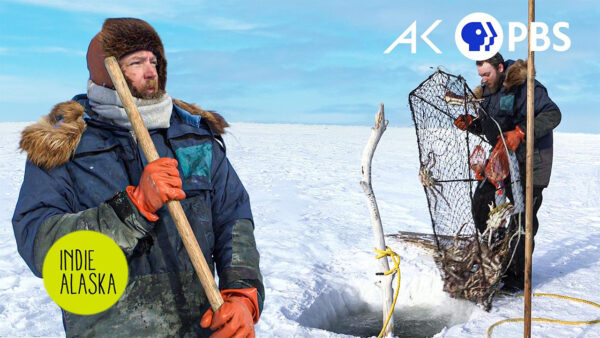 Two men fishing in Alaska