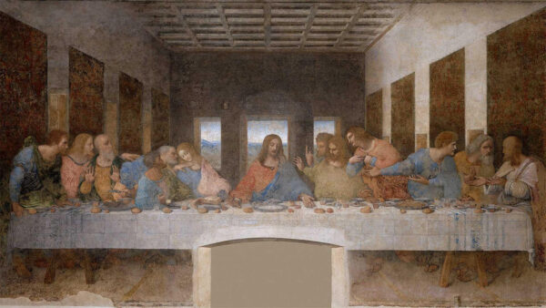 The painting of the last supper