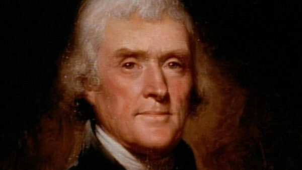 A painting of Thomas Jefferson