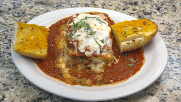 Chicken parmesan from Guido's Chicago Meat and Deli