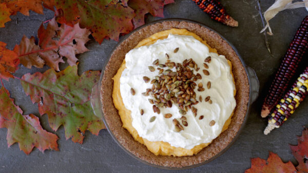 Butternut bourbon cream pie